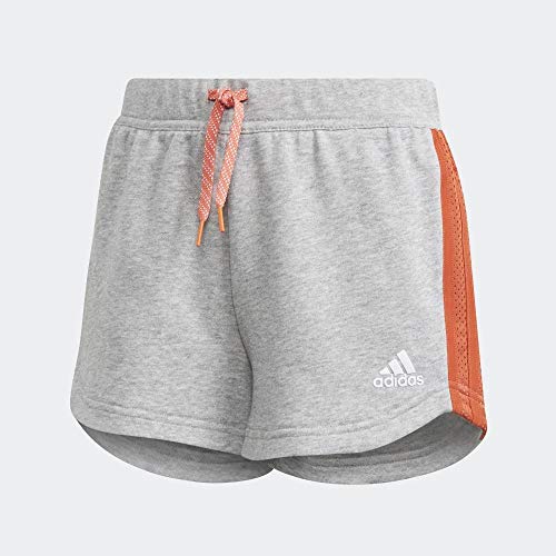 adidas Jg A Bold Short Pantalón Corto, Niñas, Brgrin/Blanco, 152 (11/12 Años)