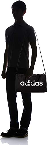 adidas Lin Core Duf XS Bolsa Lona de Deporte, Unisex Adulto, Black/Black/White, NS adidas Lin Core Duf XS Bolsa Lona de Deporte, Unisex Adulto, Black/Black/White, NS