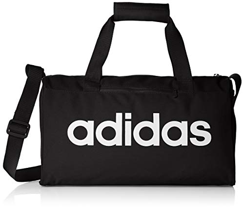 adidas Lin Core Duf XS Bolsa Lona de Deporte, Unisex Adulto, Black/Black/White, NS