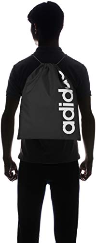 adidas Lin Core GB Sports Bag, Unisex Adulto, Black/Black/White, NS adidas Lin Core GB Sports Bag, Unisex Adulto, Black/Black/White, NS