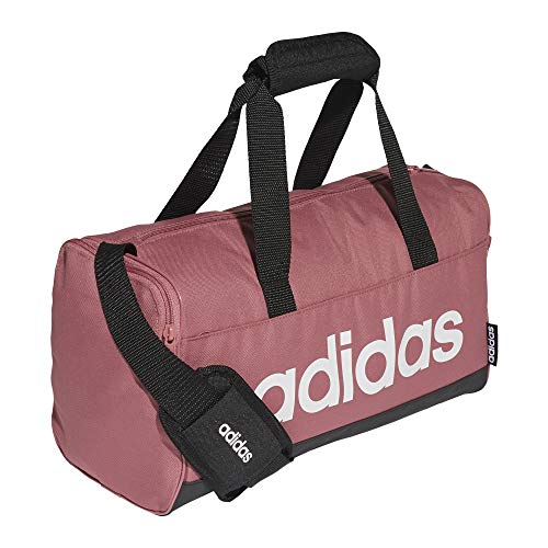 adidas Lin Duffle XS Bolsa De Deporte, Unisex Adulto, gratra/Negro/Blanco, Talla Única adidas Lin Duffle XS Bolsa De Deporte, Unisex Adulto, gratra/Negro/Blanco, Talla Única