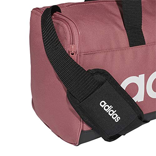 adidas Lin Duffle XS Bolsa De Deporte, Unisex Adulto, gratra/Negro/Blanco, Talla Única adidas Lin Duffle XS Bolsa De Deporte, Unisex Adulto, gratra/Negro/Blanco, Talla Única