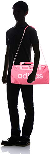 adidas - Linear Core, Bolso de mano Unisex adulto, Rosa (Solar Pink/True Pink), 20x23x45.5 cm (W x H L)