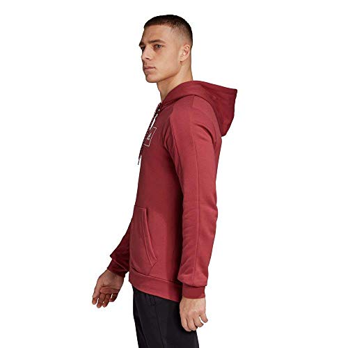 adidas M 3S Tape FZ Sudadera, Hombre, rojleg, L adidas M 3S Tape FZ Sudadera, Hombre, rojleg, L