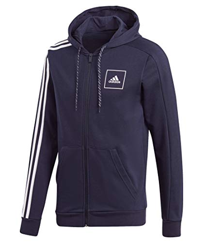 adidas M 3S Tape FZ Sweatshirt, Hombre, Legend Ink, 2XL adidas M 3S Tape FZ Sweatshirt, Hombre, Legend Ink, 2XL