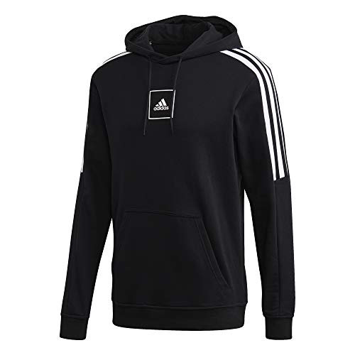 adidas M 3S Tape Oh Sudadera, Hombre, Negro