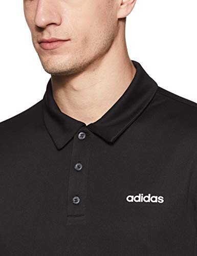 adidas M D2m Cla Polo Camiseta, Hombre, Black/White, 2XL