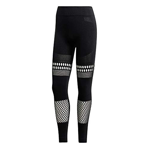 adidas Mujer Warpknit Tight Leggings Mujer Negro, L