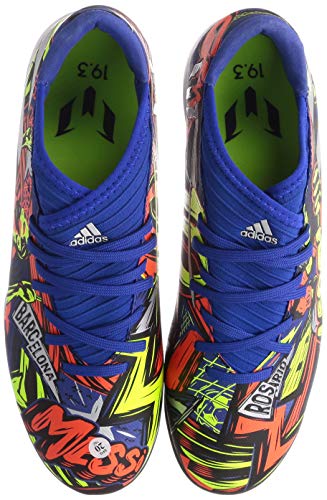 adidas Nemeziz Messi 19.3 TF, Zapatillas de fútbol Hombre, AZUREA/Plamet/Amasol, 43 1/3 EU