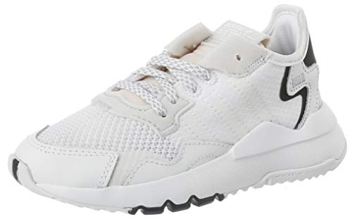 Adidas Nite Jogger C, Zapatillas de Gimnasio, FTWR White/FTWR White/Crystal White, 31 EU