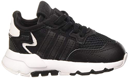 Adidas Nite Jogger El I, Zapatillas de Gimnasio, núcleo Negro/núcleo Negro/Carbono, 25 EU