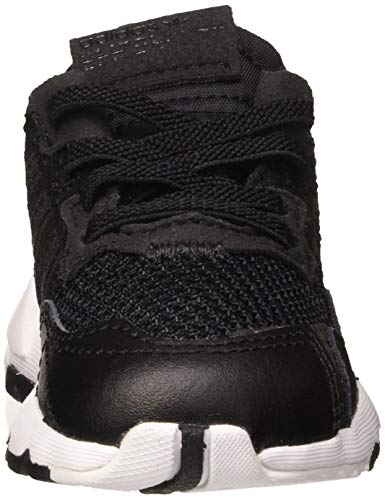 Adidas Nite Jogger El I, Zapatillas de Gimnasio, núcleo Negro/núcleo Negro/Carbono, 25 EU