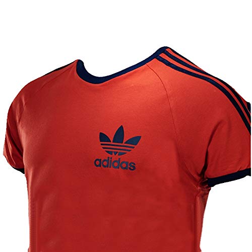 Adidas Originals - Camiseta para hombre, color rojo Rojo rojo, negro M