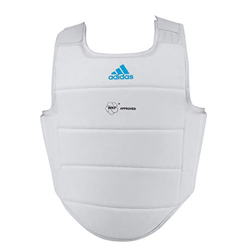 Adidas, Peto para Kárate, homologado WKF, bianco, Large Adidas, Peto para Kárate, homologado WKF, bianco, Large