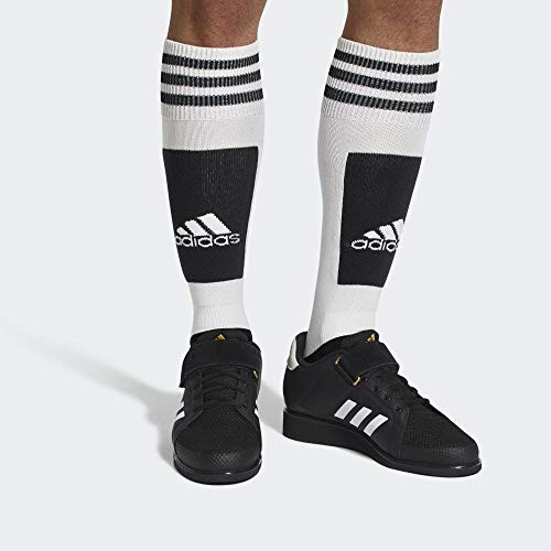 Adidas Power 3, Zapatillas de Deporte para Hombre, Negro (Core Black/Footwear White/Matte Gold 0), 41 1/3 EU