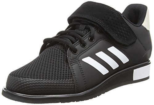 Adidas Power 3, Zapatillas de Deporte para Hombre, Negro (Core Black/Footwear White/Matte Gold 0), 41 1/3 EU