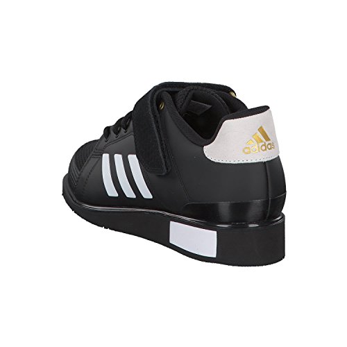 Adidas Power III, Zapatillas de Deporte Hombre, Negro (Core Black/Footwear White/Matte Gold 0), 36 EU Adidas Power III, Zapatillas de Deporte Hombre, Negro (Core Black/Footwear White/Matte Gold 0), 36 EU