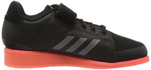 adidas Power III, Zapatillas de Gimnasio Hombre, Core Black/Night Met./Signal Coral, 42 EU