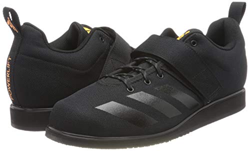 adidas Powerlift 4, Zapatillas Halterofilia Hombre, NEGBÁS/NEGBÁS/Dorsol, 44 2/3 EU