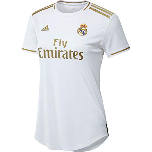 adidas Real Madrid Home Jersey Camiseta de Manga Corta, Unisex Adulto, Blanco (White), M