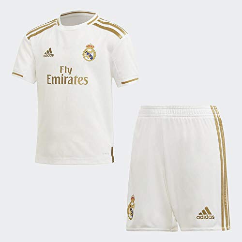 adidas Real Madrid Mini Home Kids Equipamiento de Fútbol, Unisex Niños, Blanco (White), 5-6Y