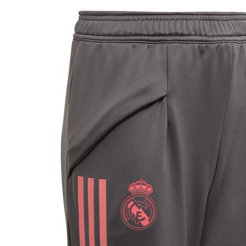 Adidas Real Madrid Temporada 2020/21 Chándal Completo Oficial, Niño, Gris, 11/12 años