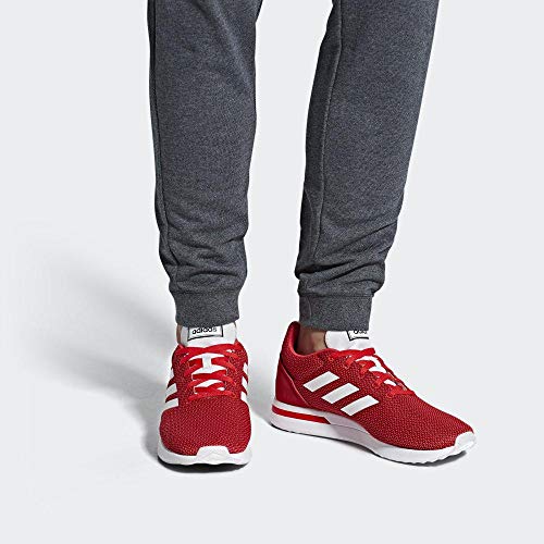 adidas RUN70S, Zapatillas de Running Hombre, Rojo (Hi/Res Red S18/Ftwr White/Scarlet Hi/Res Red S18/Ftwr White/Scarlet), 42