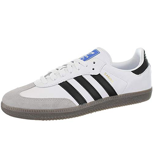 Adidas Samba OG, Zapatillas de Gimnasia para Hombre, Blanco (Footwear White/Core Black/Clear Granite 0), 42 2/3 EU Adidas Samba OG, Zapatillas de Gimnasia para Hombre, Blanco (Footwear White/Core Black/Clear Granite 0), 42 2/3 EU