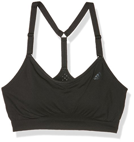 adidas Seamless Bra Sujetador Deportivo, Mujer, Negro (Negro/Negro), M adidas Seamless Bra Sujetador Deportivo, Mujer, Negro (Negro/Negro), M