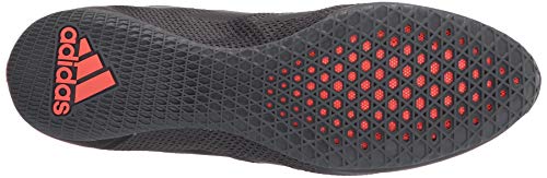 adidas Speedex 18, Calzado de Boxeo Hombre, Negro Negro Negro Solar Rojo, 44 EU