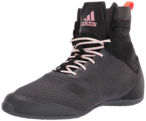 adidas Speedex 18, Calzado de Boxeo Hombre, Negro Negro Negro Solar Rojo, 44 EU