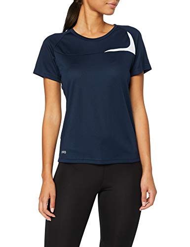 adidas Spiro Trainings-Shirt Camiseta, Azul (Navy/White 252), M para Mujer