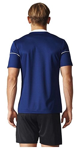 adidas Squad 17 JSY SS Camisetapara Hombre, Azul (Dark Blue/White), M adidas Squad 17 JSY SS Camisetapara Hombre, Azul (Dark Blue/White), M