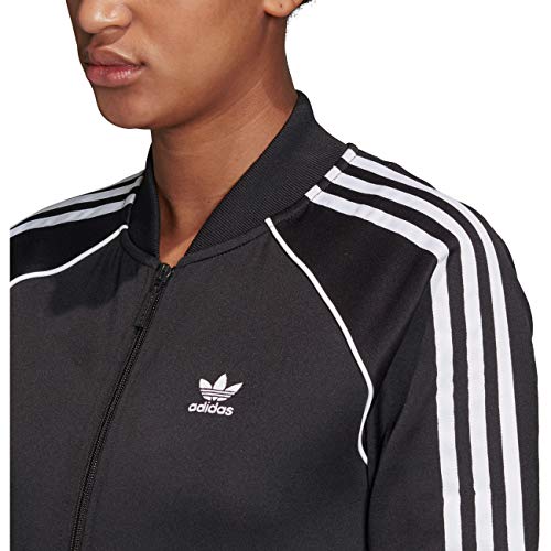 adidas SST Tracktop PB Sweatshirt, Mujer, Black/White, 48 adidas SST Tracktop PB Sweatshirt, Mujer, Black/White, 48