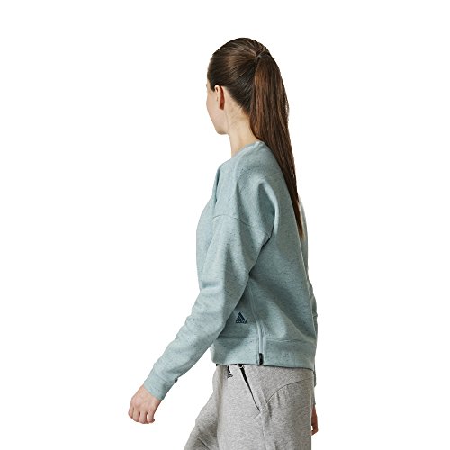 adidas Stadium Sweat Sudadera, Mujer, Verde (vertac), XL adidas Stadium Sweat Sudadera, Mujer, Verde (vertac), XL