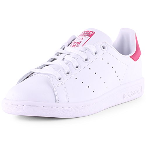 adidas Stan Smith J, Zapatillas Unisex Adulto, Blanco (Footwear White/Footwear White/Bold Pink 0), 36 EU adidas Stan Smith J, Zapatillas Unisex Adulto, Blanco (Footwear White/Footwear White/Bold Pink 0), 36 EU