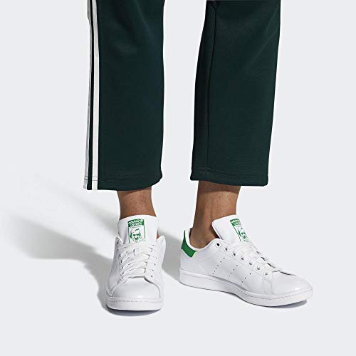 adidas Stan Smith, Zapatillas de Gimnasia para Hombre, Blanco (Ftwrwhite/Core White/Green Ftwrwhite/Core White/Green), 40 EU