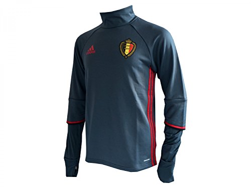 adidas Sudadera rbfa Bélgica Superior de Entrenamiento, Todo el año, Hombre, Color Gris - Boonix/Scarle/Black, tamaño S adidas Sudadera rbfa Bélgica Superior de Entrenamiento, Todo el año, Hombre, Color Gris - Boonix/Scarle/Black, tamaño S
