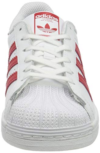 adidas Superstar C, Zapatillas de Gimnasio Unisex Niños, FTWR White Scarlet FTWR White, 35 EU