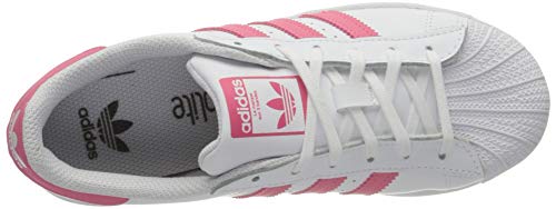 adidas Superstar J, Zapatillas de Gimnasio Unisex Niños, FTWR White Super Pink Core Black, 38 2/3 EU