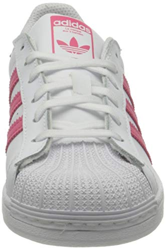 adidas Superstar J, Zapatillas de Gimnasio Unisex Niños, FTWR White Super Pink Core Black, 38 2/3 EU adidas Superstar J, Zapatillas de Gimnasio Unisex Niños, FTWR White Super Pink Core Black, 38 2/3 EU