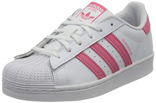 adidas Superstar J, Zapatillas de Gimnasio Unisex Niños, FTWR White Super Pink Core Black, 38 2/3 EU adidas Superstar J, Zapatillas de Gimnasio Unisex Niños, FTWR White Super Pink Core Black, 38 2/3 EU