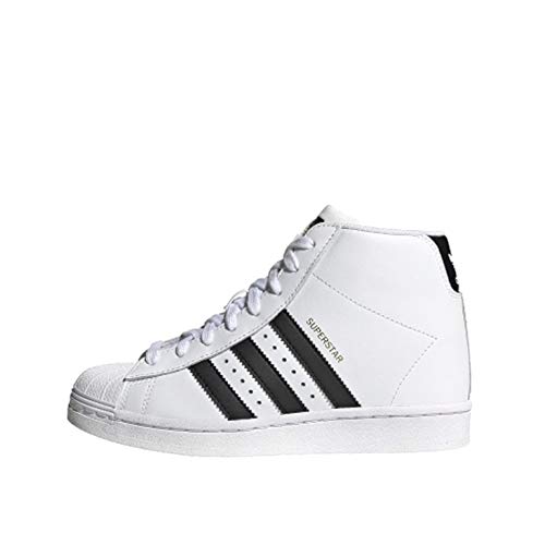 adidas Superstar UP W, Zapatillas de Gimnasio Mujer, FTWR White/Core Black/Gold Met, 37 1/3 EU