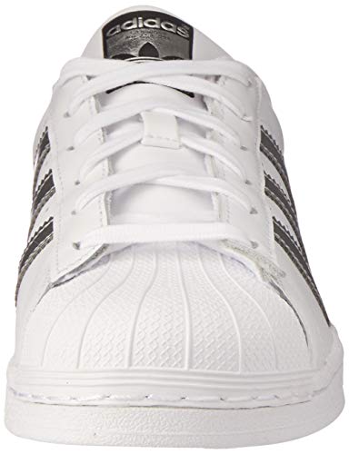 adidas Superstar, Zapatillas de deporte Unisex Adulto, Blanco (Footwear White/Silver Metallic/Core Black), 36 EU