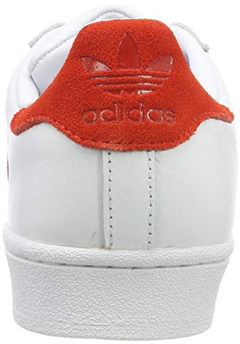 adidas Superstar, Zapatillas de Gimnasia para Hombre, Blanco (FTWR White/Active Red/FTWR White FTWR White/Active Red/FTWR White), 36 2/3 EU