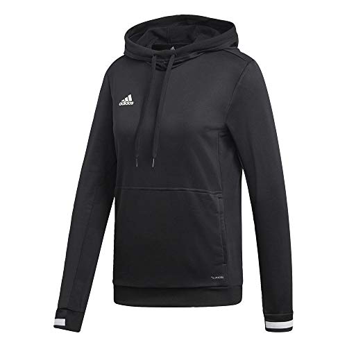 adidas T19 Hoody W Sudadera, Mujer, Black/White, 2XS