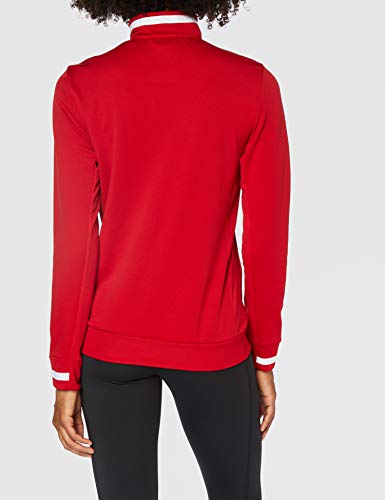 adidas T19 TRK JKT W Chaqueta de Deporte, Mujer, Power Red/White, L