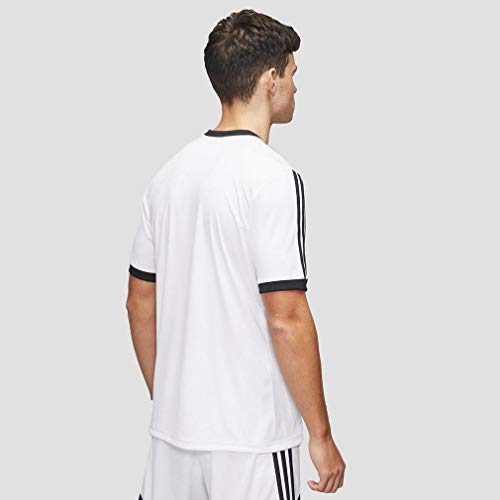 adidas Tabe 14 JSY - Camiseta para hombre, color blanco / negro, talla XL