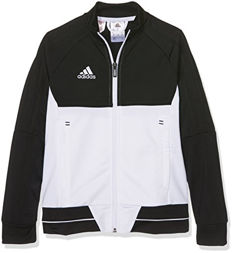 adidas Tiro 17 PES Jacket Chaqueta, niños, Negro/Blanco, 140