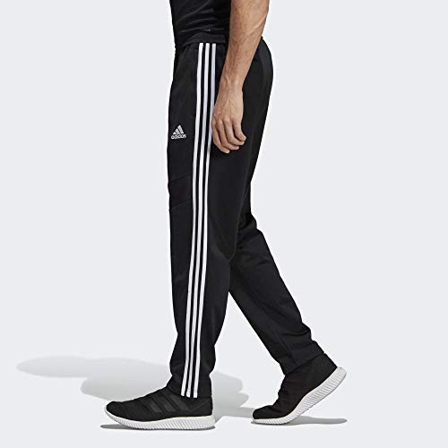 Adidas Tiro 19 Polyestere Hose Pantalones Deportivos, Hombre, Negro (Black/White), L